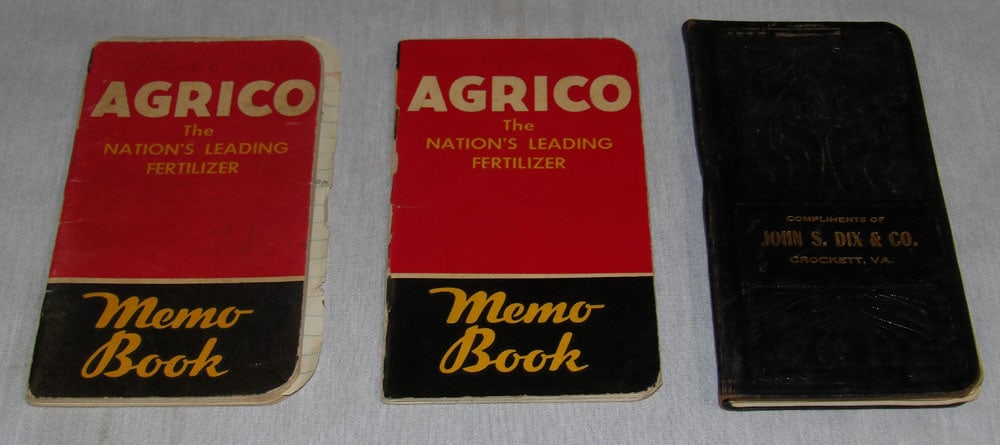 Three Advertising Vintage Memoir Books (1 of 2)