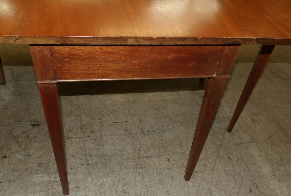 Mahogany Drop Leaf Dining Table - 3