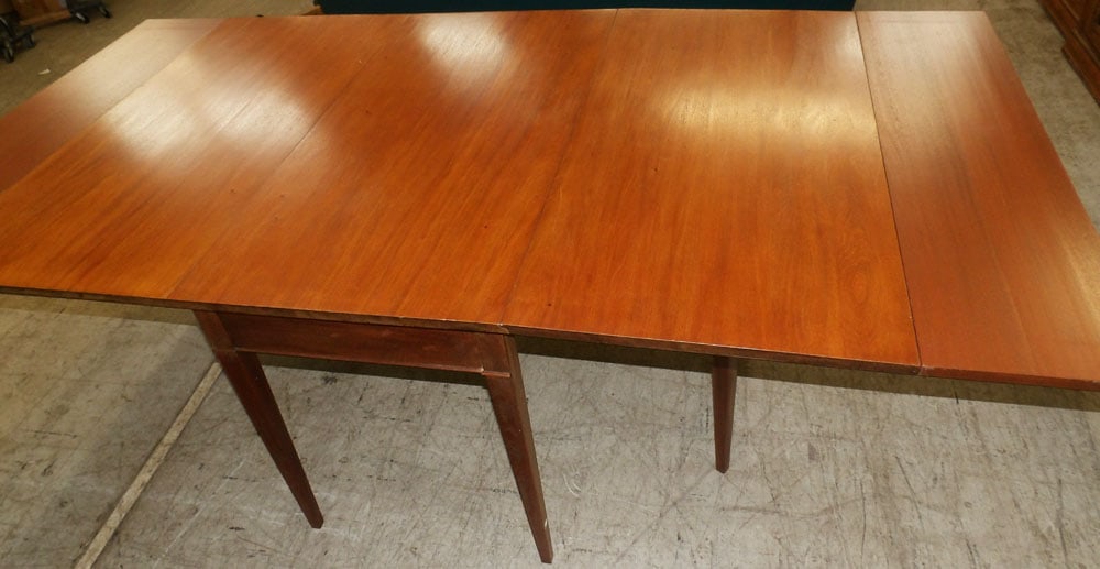 Mahogany Drop Leaf Dining Table - 4