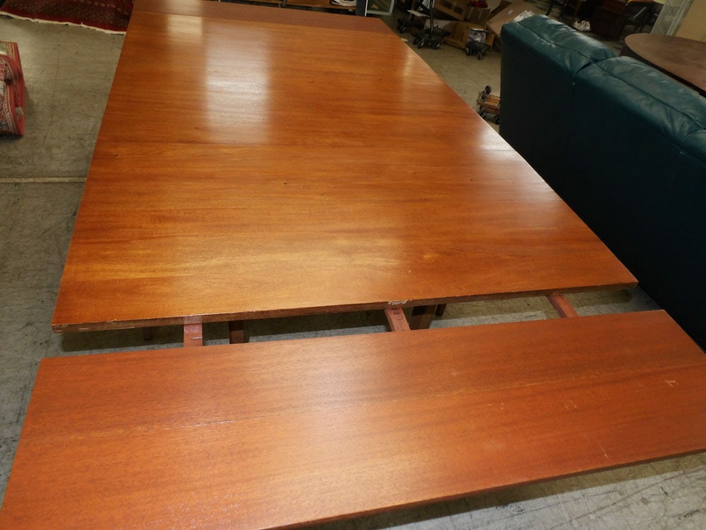Mahogany Drop Leaf Dining Table - 5