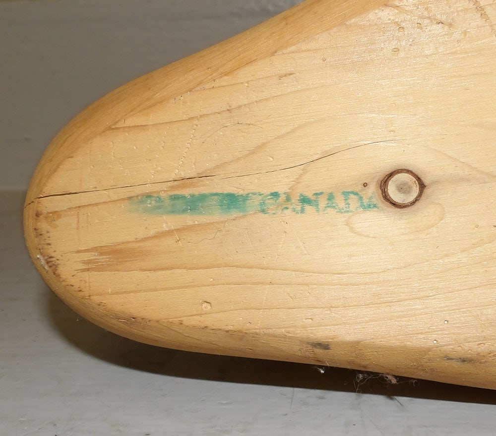 Carved Pine Swan Decoy - 4