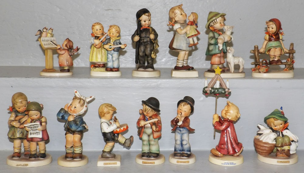 Lot of Thirteen Hummel Figurines (1 of 4)