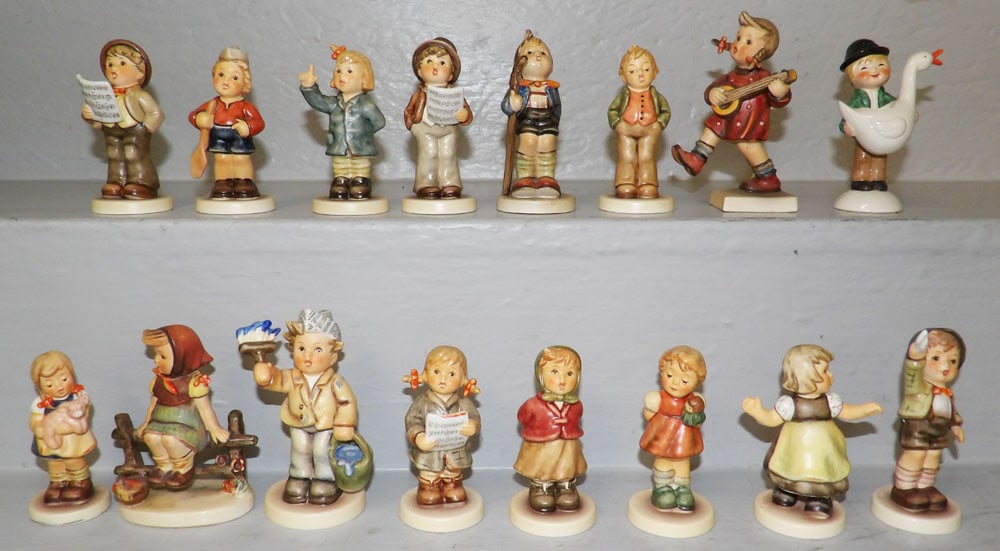 Lot of Sixteen Hummel Figurines (1 of 6)