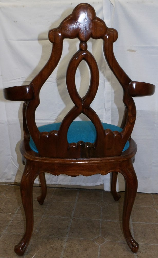 Walnut Arm Chair - 4