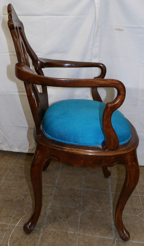 Walnut Arm Chair - 5