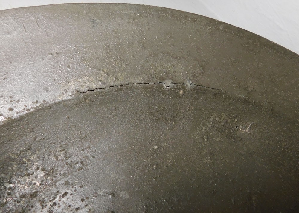 Large Antique Pewter Charger, (As Found) - 4