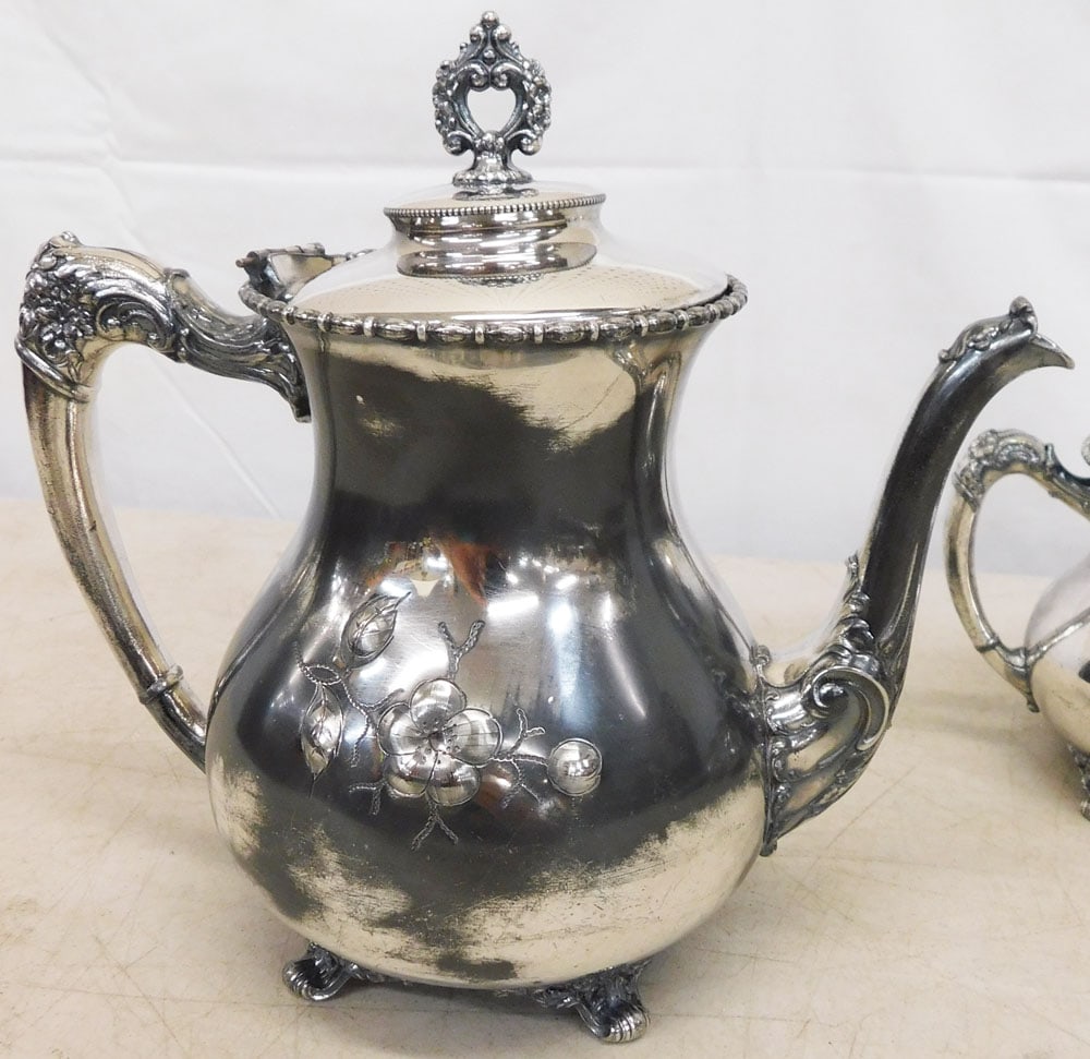 Five Piece Silverplated Tea Service - 5