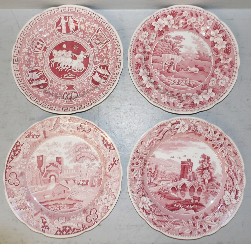 Four Spode Archive Collection Plates (1 of 2)