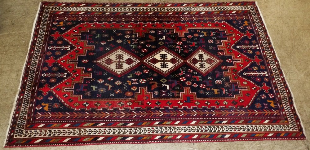 8' 3" x 5' 4" Hand Made Oriental Rug (1 of 5)