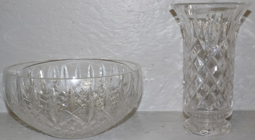 Waterford Crystal Vase & Bowl (1 of 2)