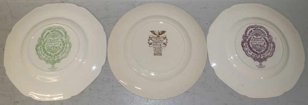 Three Painted Porcelain Plates - 2
