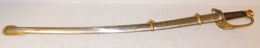 Vintage Sword with Brass Handle (1 of 5)