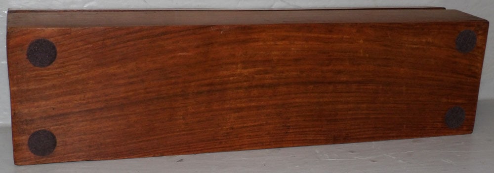 Lift Top Rectangular Teak Wood Pen Box - 3