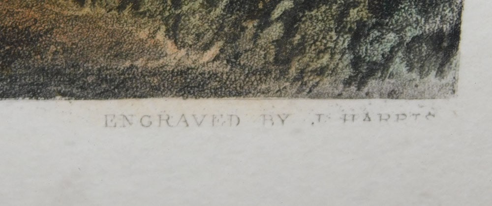 Framed Colored Engraving Titled "Changing Horses" - 3