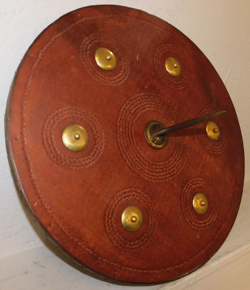 Brass & Leather Shield - 2