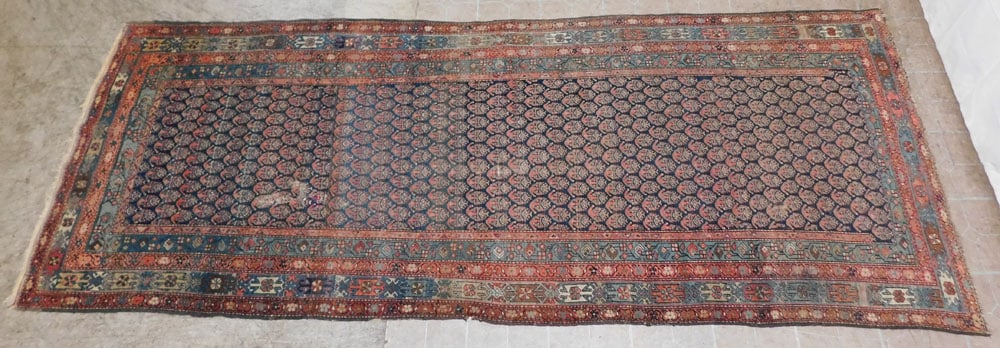 4' 9" x 12' 6" Antique Hand Made Runner (1 of 9)