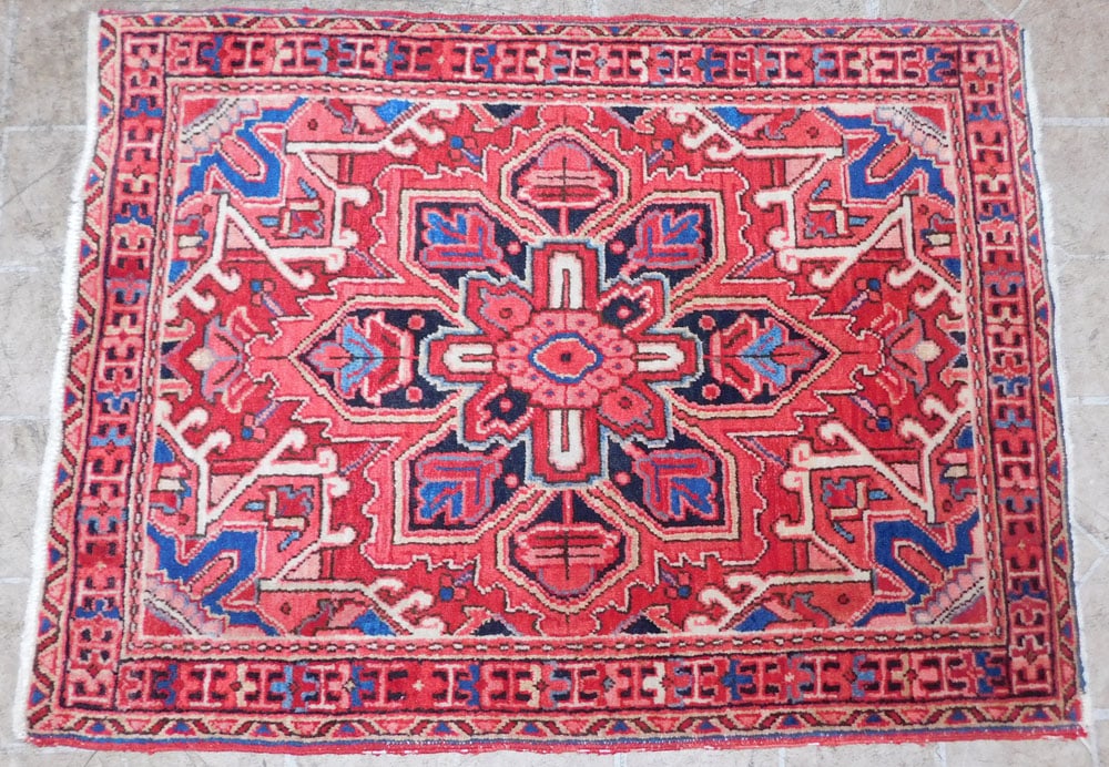 2' 5" x 3' 3" Hand Made Oriental Rug: 2' 5" x 3' 3" Hand Made Oriental Rug . "ALL DESCRIPTIONS AND ANY CONDITION STATEMENT GIVEN BY LANGSTON AUCTION GALLERY ARE STRICTLY OPINIONS AND LANGSTON'S SHALL HAVE NO RESPONSIBILITY FOR ERRORS OR
