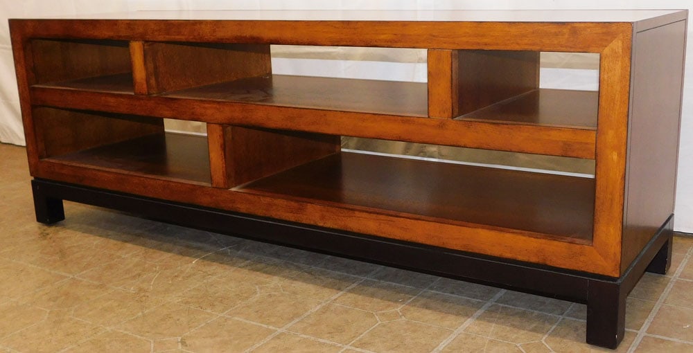 Modern Mahogany Console - 4