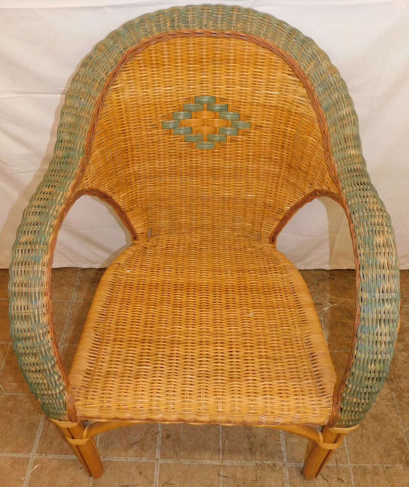 Wicker Arm Chair - 2