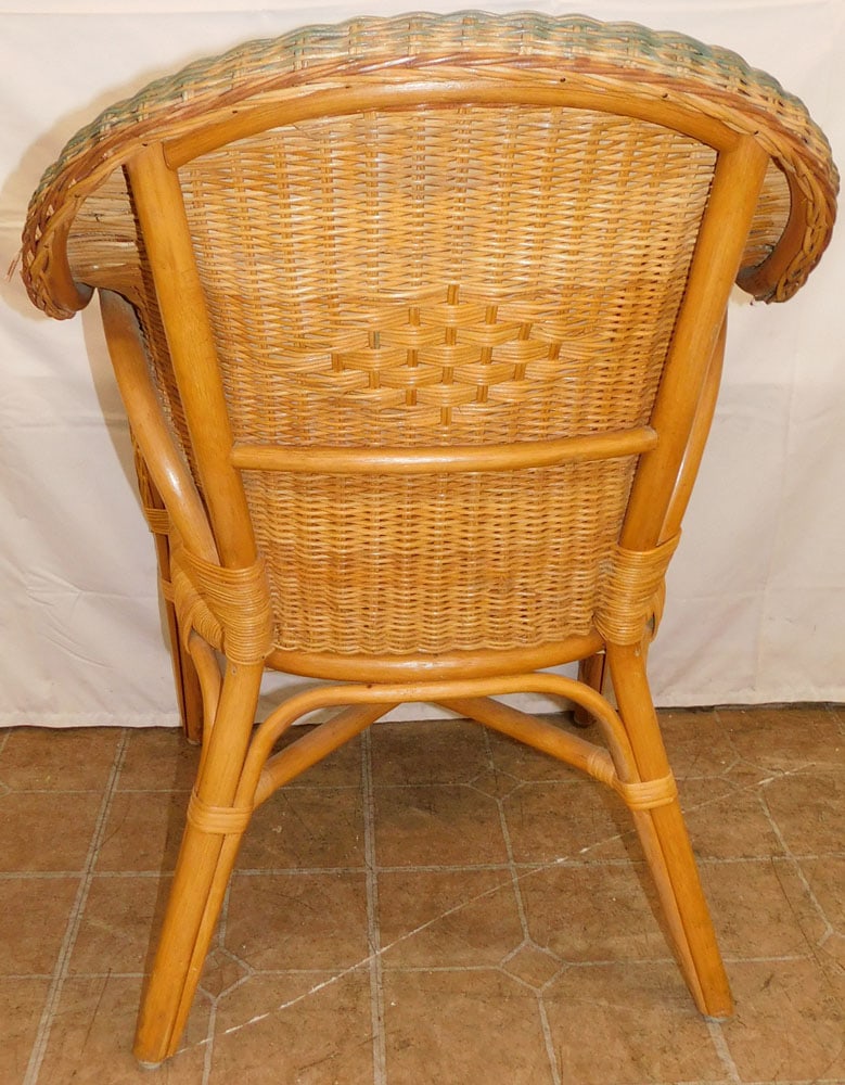 Wicker Arm Chair - 4