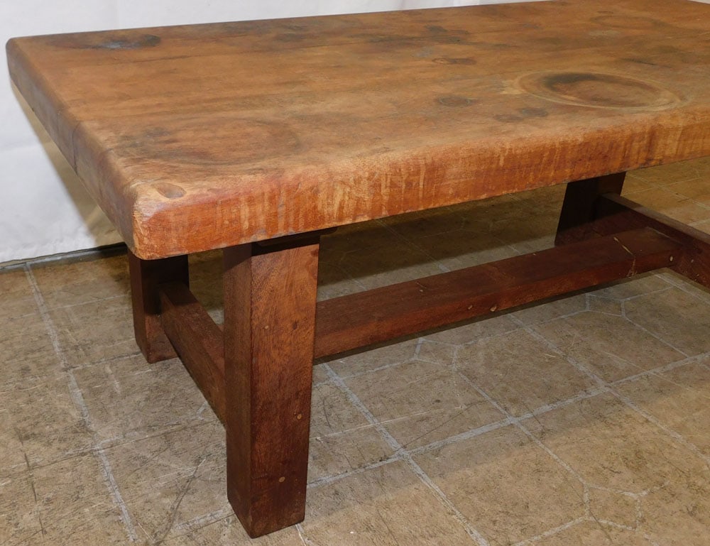 Antique Walnut Tea Table - 3
