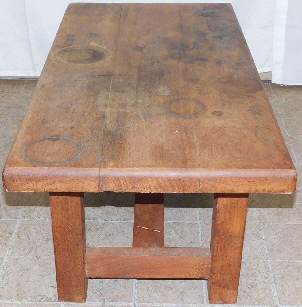 Antique Walnut Tea Table - 5