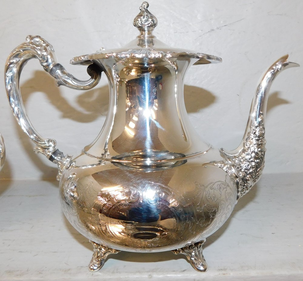 Five Piece Silverplate Tea Service - 2