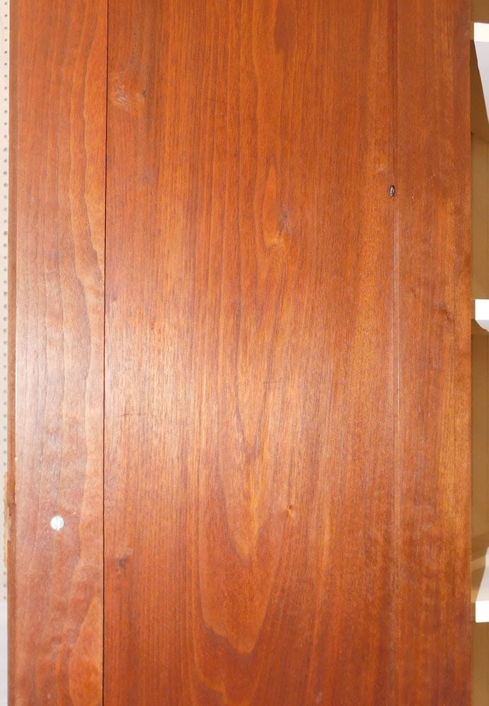 Antique Walnut Two Piece Panel Door Corner Cupboard - 7