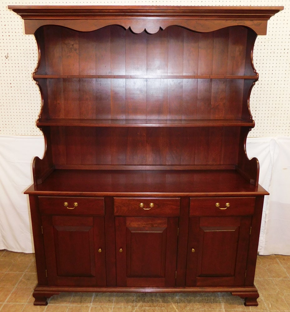Bench Made Cherry Two Piece Hutch (1 of 8)