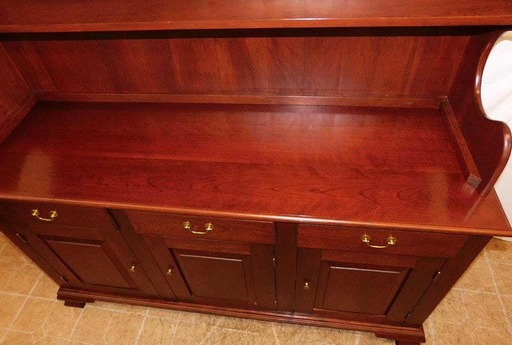Bench Made Cherry Two Piece Hutch - 2