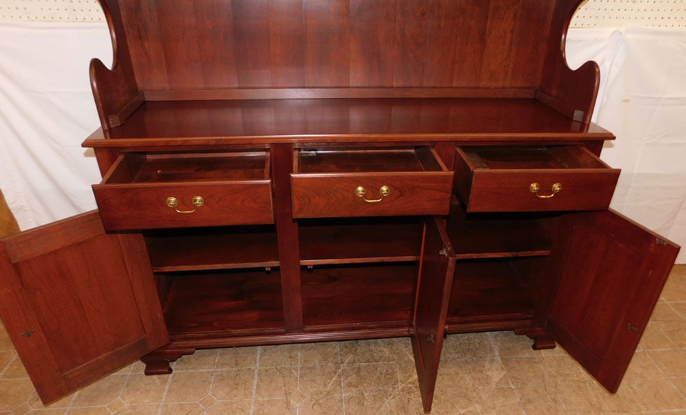 Bench Made Cherry Two Piece Hutch - 3