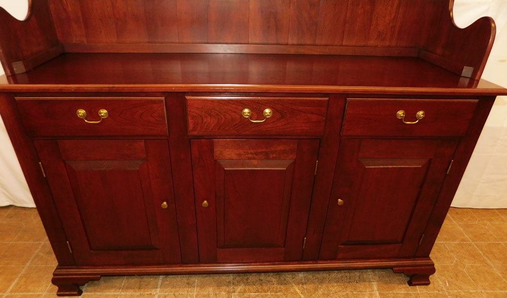 Bench Made Cherry Two Piece Hutch - 4