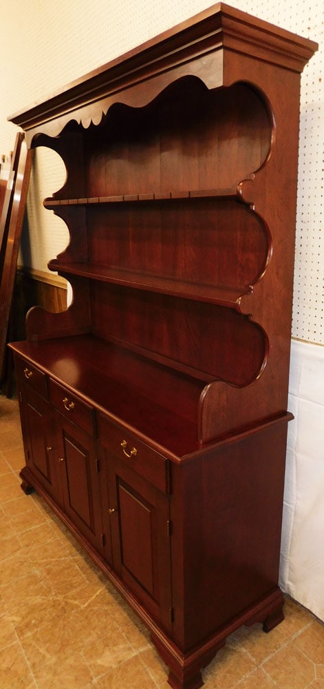 Bench Made Cherry Two Piece Hutch - 6