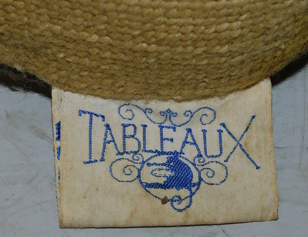 Needlepoint Cat Form Pillow by Tableaux - 4
