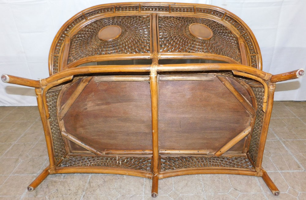 Rattan Loveseat - 10