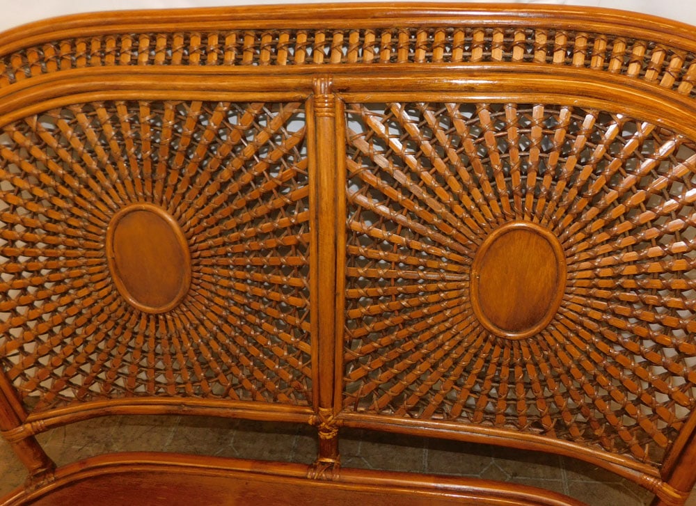 Rattan Loveseat - 4