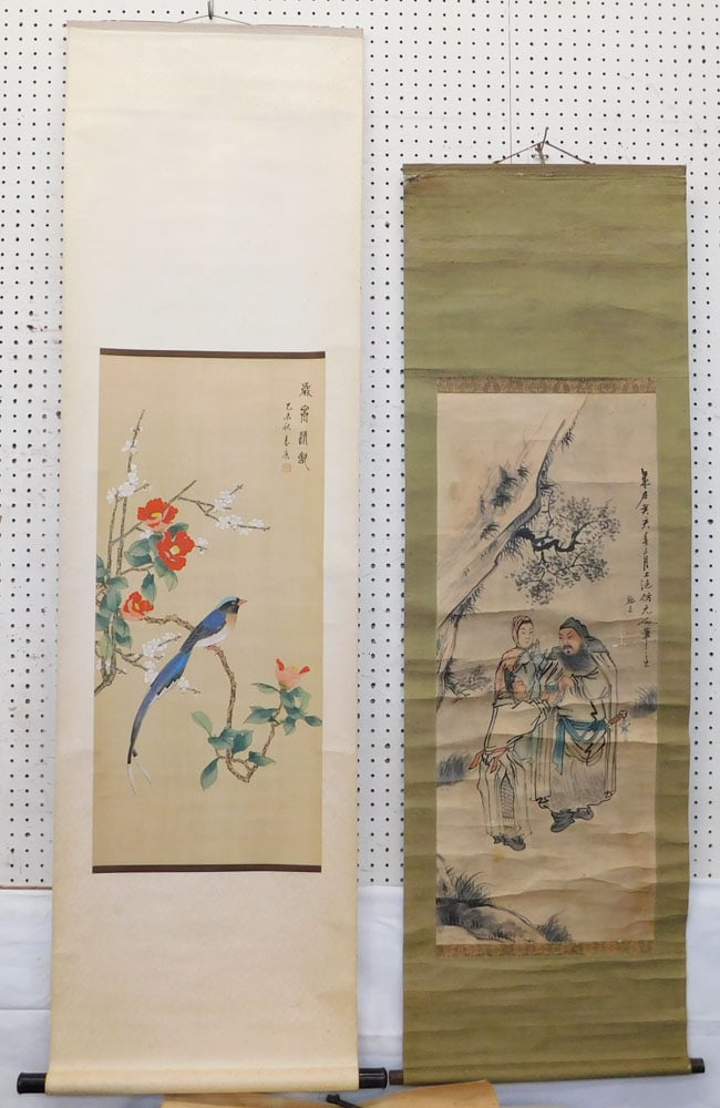 Three Antique Chinese Scrolls - 3
