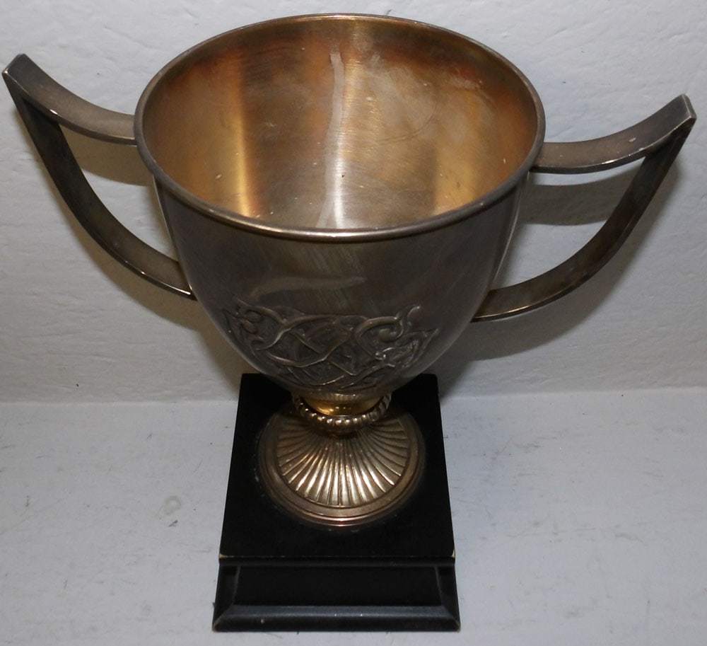 Silverplated Trophy on Painted Base - 2
