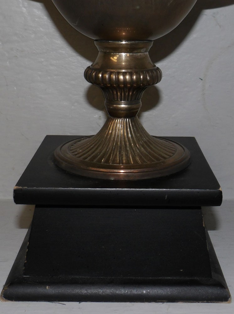 Silverplated Trophy on Painted Base - 4