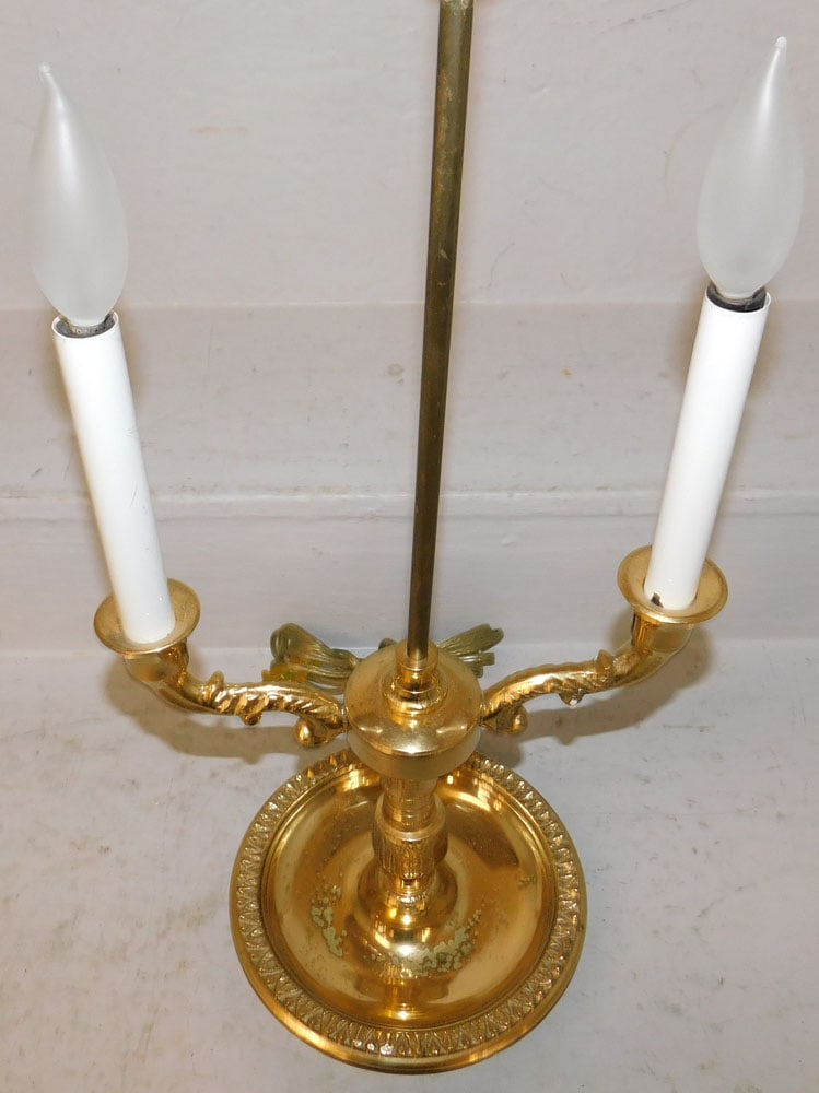 Brass Two Light Lamp - 4