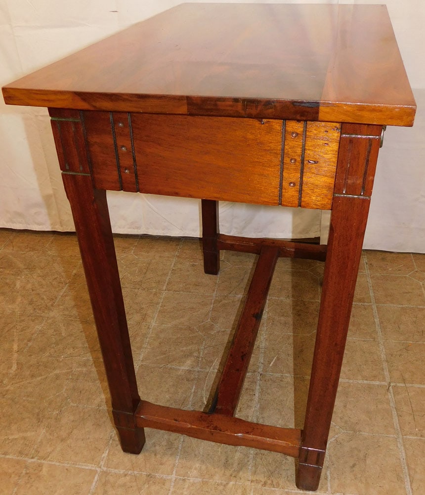 Antique Walnut One Drawer Work Stand - 6