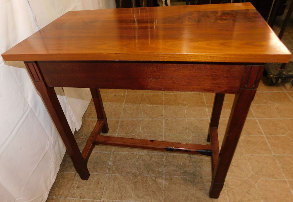 Antique Walnut One Drawer Work Stand - 7