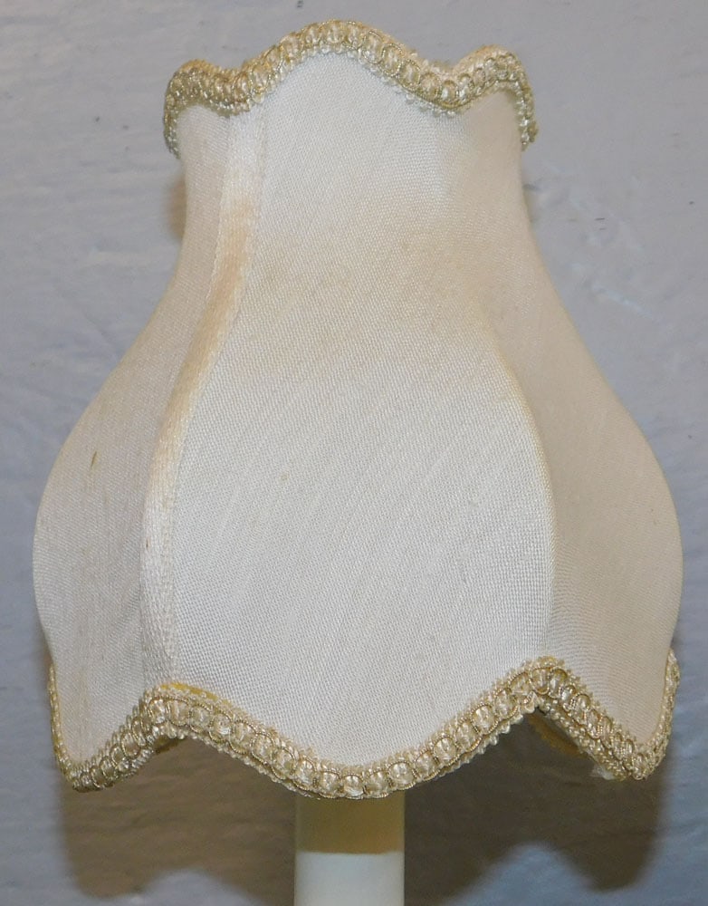 Painted Wood Candlestick Lamp - 3