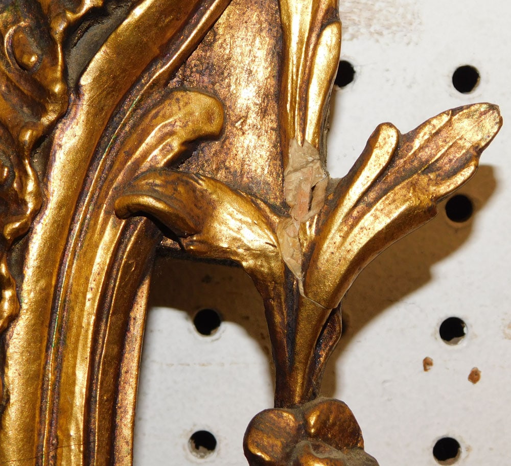 Antique Gilded Frame Mirror - 4
