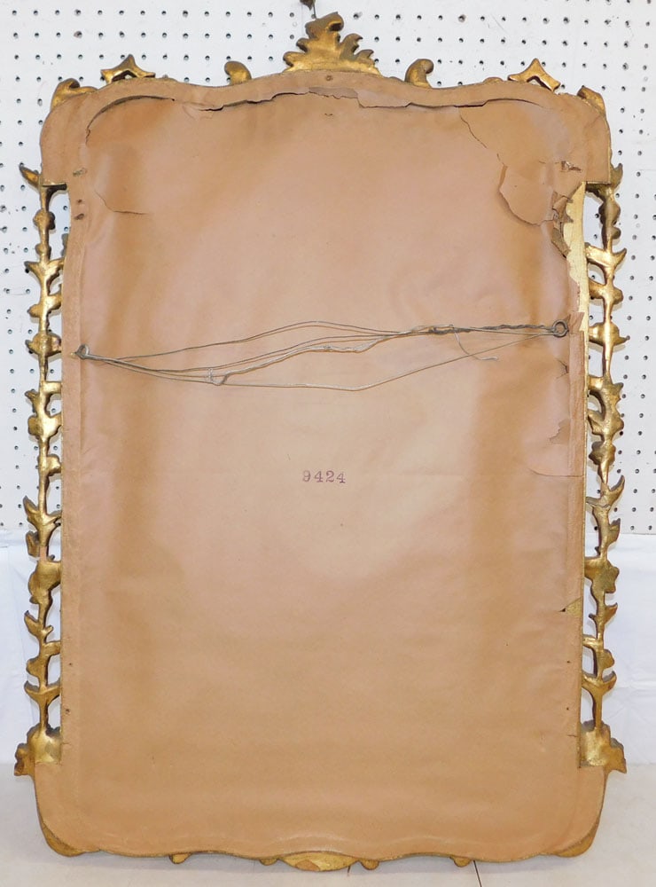 Antique Gilded Frame Mirror - 7
