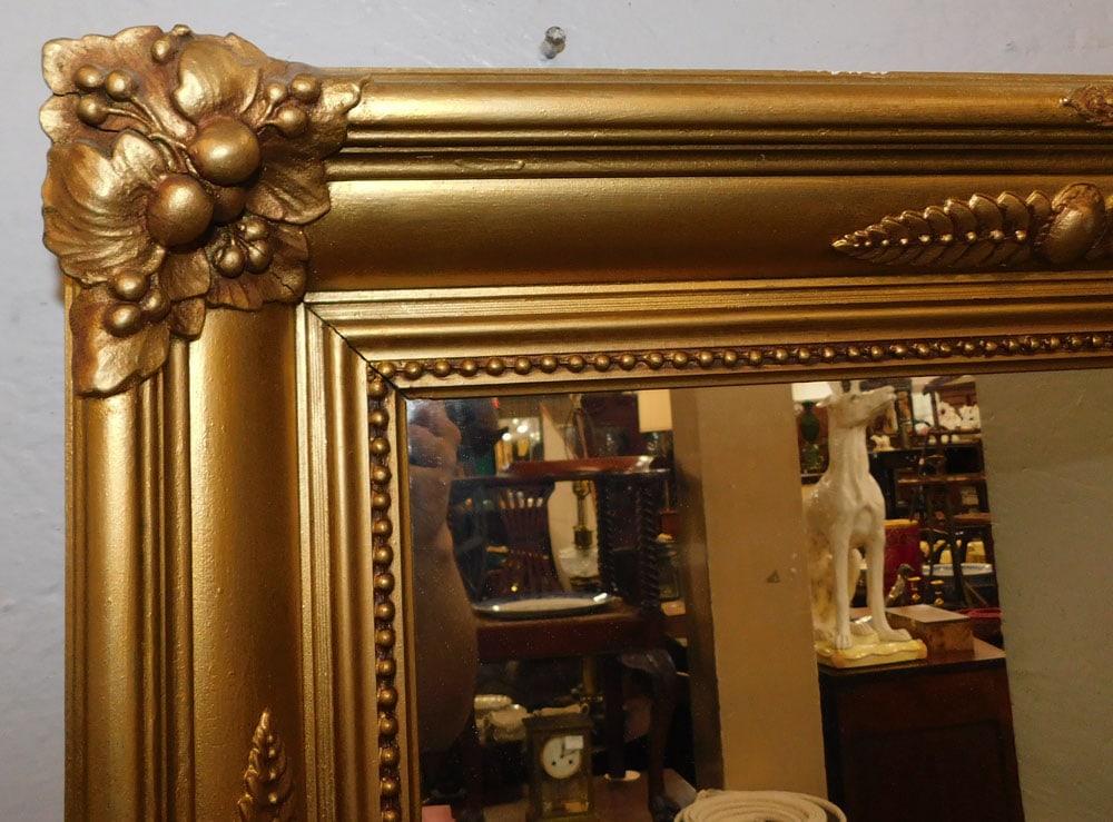 Antique Gilded Frame Mirror - 2