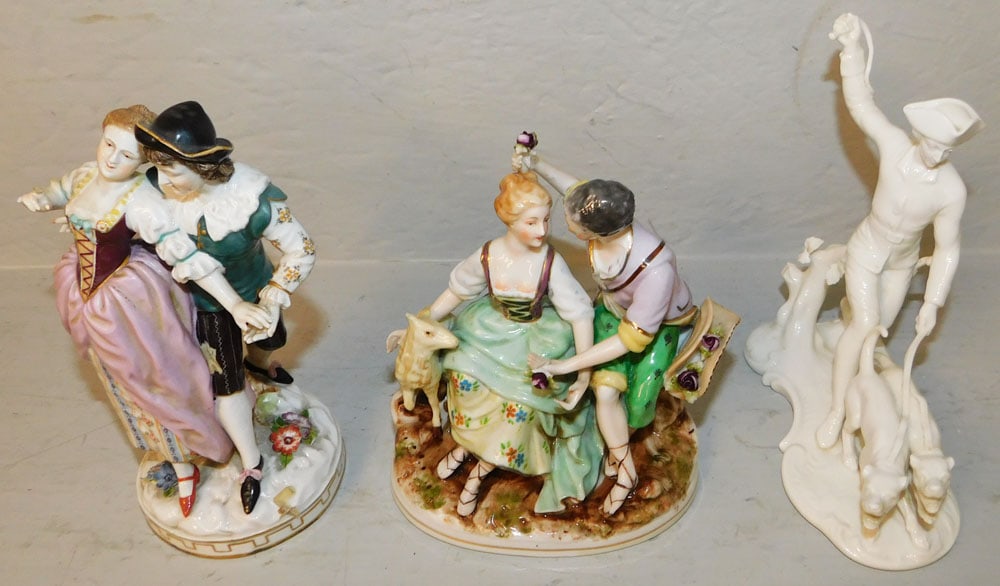 Three German Porcelain Figurines - 2