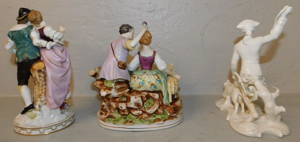 Three German Porcelain Figurines - 3