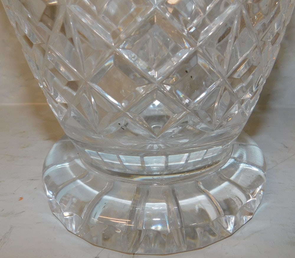 Pair of Lead Crystal Vases - 4