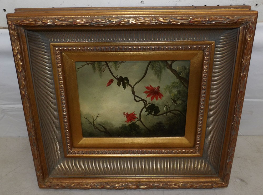 Framed Oil on Canvas Still Life: Framed Oil on Canvas Still Life . 16" x 17 3/4" "ALL DESCRIPTIONS AND ANY CONDITION STATEMENT GIVEN BY LANGSTON AUCTION GALLERY ARE STRICTLY OPINIONS AND LANGSTON'S SHALL HAVE NO RESPONSIBILITY FOR